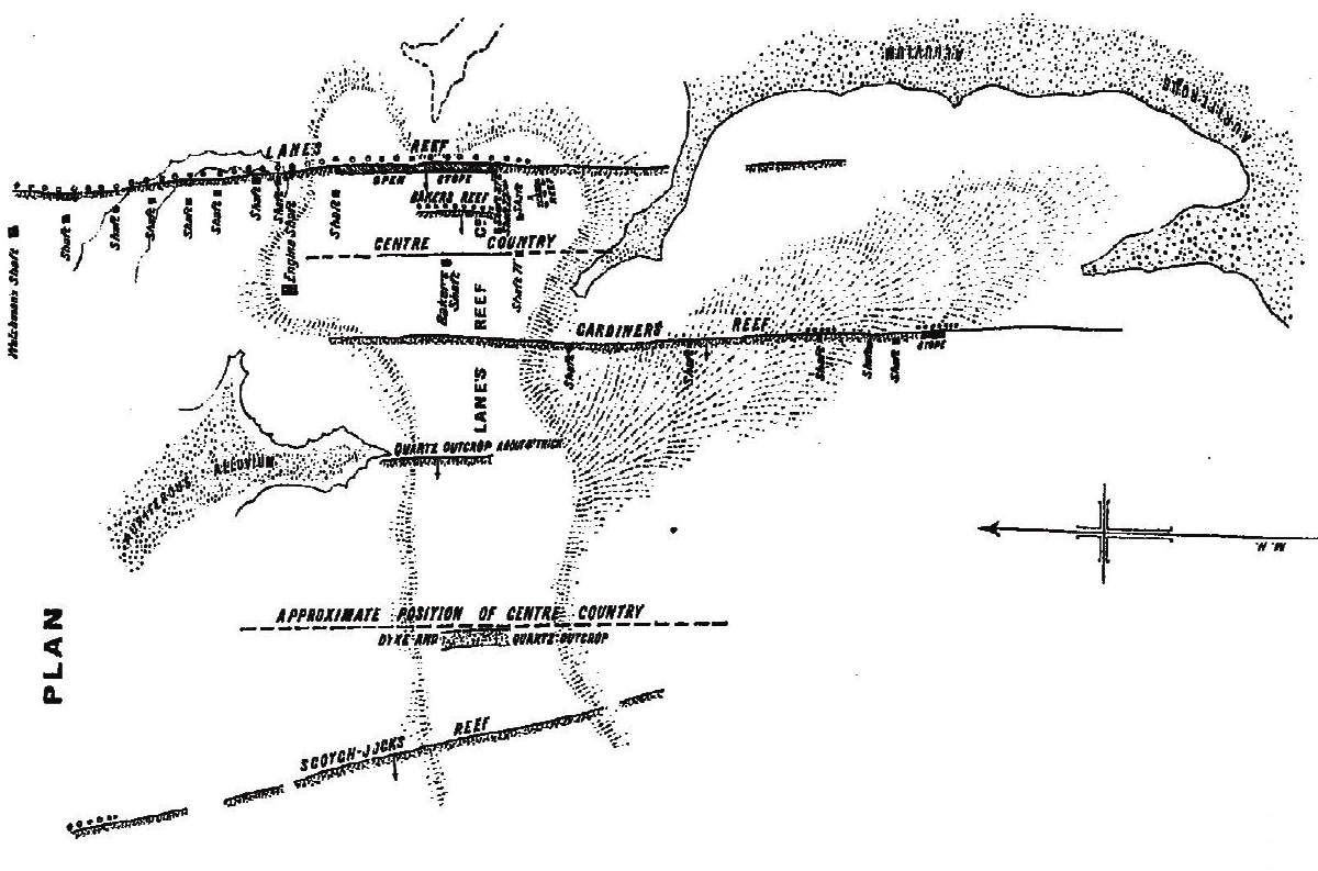 Plan view Lane's Reef.